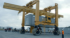 Fibrebond module crane