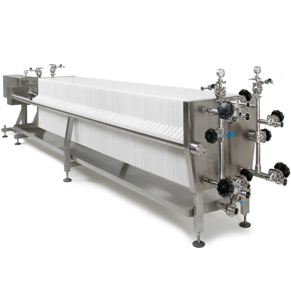 Sheet filter systems for precoat, sheet or step filtration Eaton