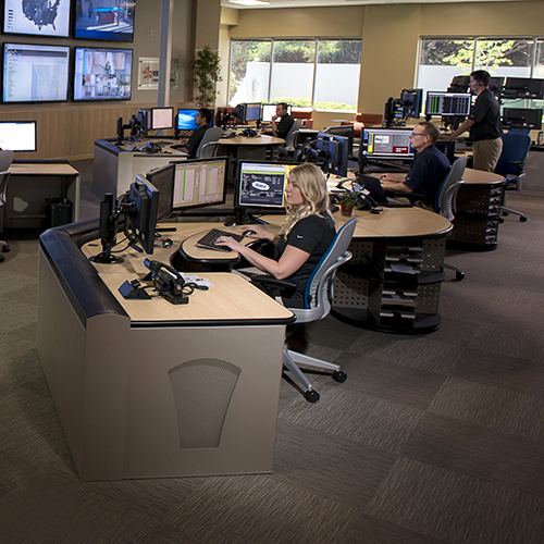 911 command console |Dispatch furniture | Security desk | Eaton