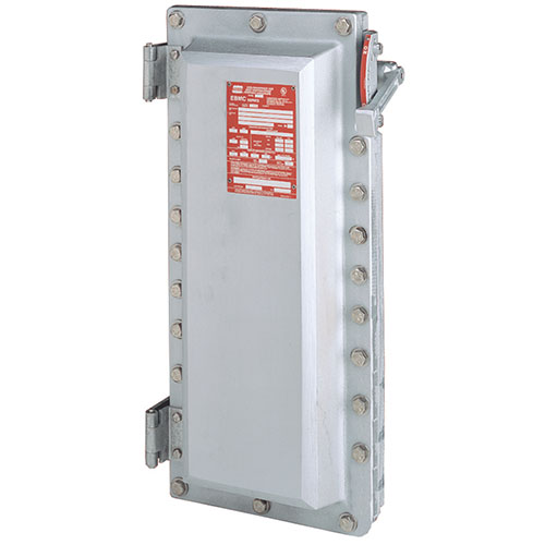 Explosion Proof Enclosure Crouse Hinds with Square D Sz 1 Starter and Disconnect 