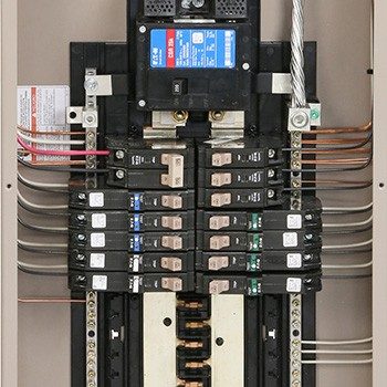 Main breaker store panel