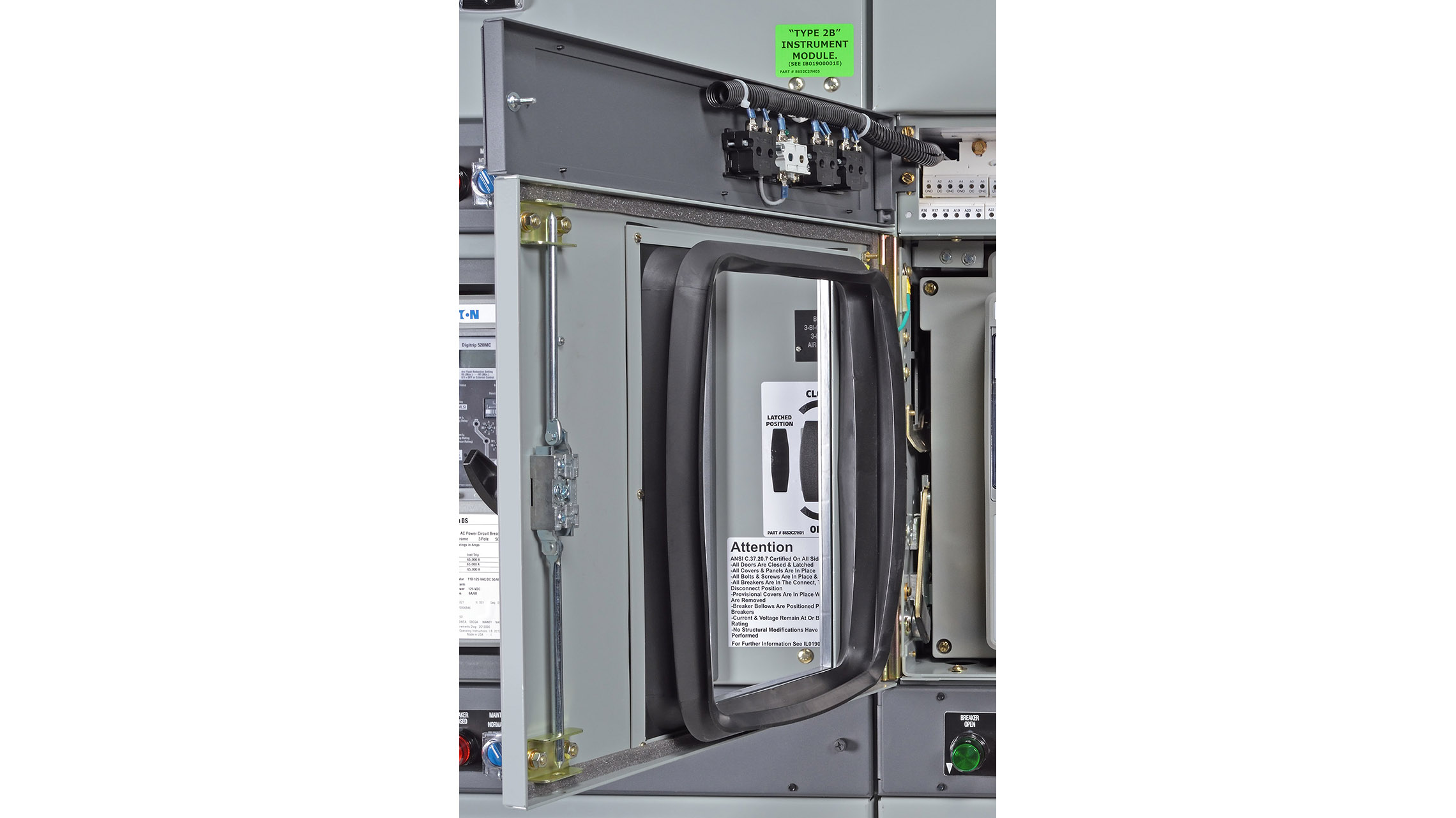 Circuit breaker bellows on arc-resistant Magnum DS low 