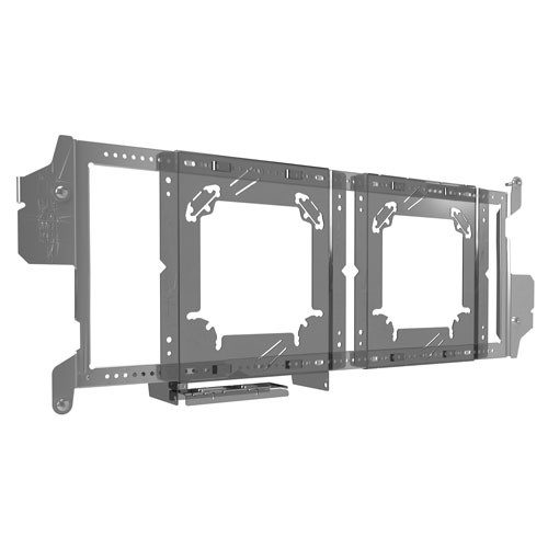 Telescoping bracket with box mounting brackets installed