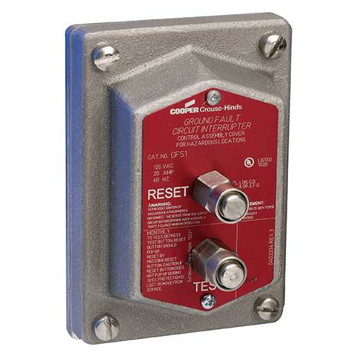 GFSX and GFS Explosionproof Ground Fault Circuit Interrupters