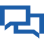 Online chat button